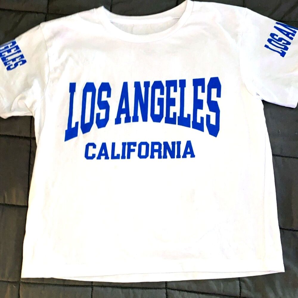 On Fire Women’s Los Angeles California Crop Top M